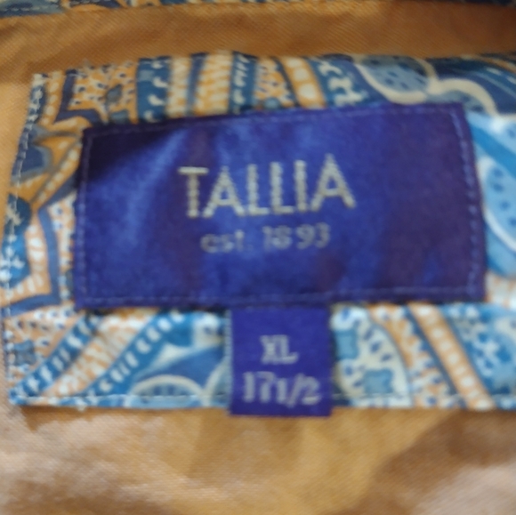 Peach Shirt with Blue Accents - Picture 6 of 7